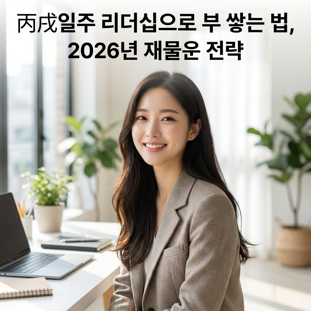 丙戌일주 리더십으로 부 쌓는 법 ｜ 2026년 재물운 전략