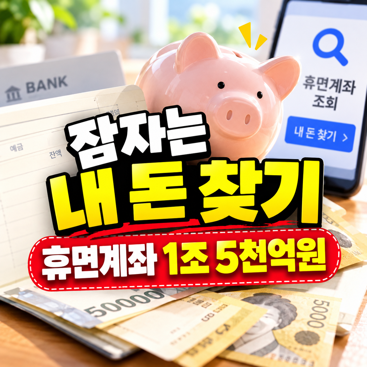 2026 휴면계좌 조회방법｜잠자는 내 돈 찾기&middot;휴면예금 환급 신청