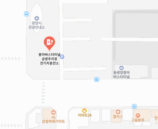 광양중마버스터미널 공영주차장