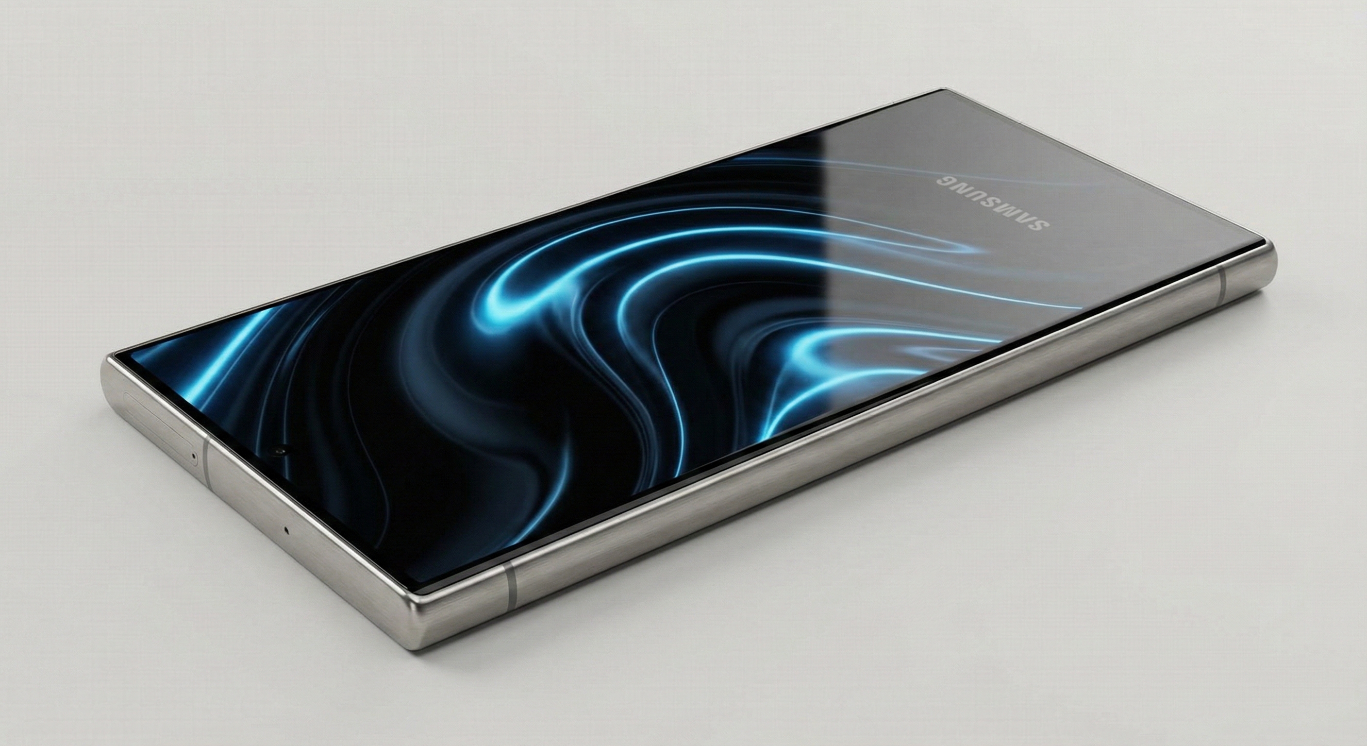 갤럭시 S26 울트라의 예상 디자인 렌더링, 얇아진 베젤과 정제된 카메라 모듈 강조
