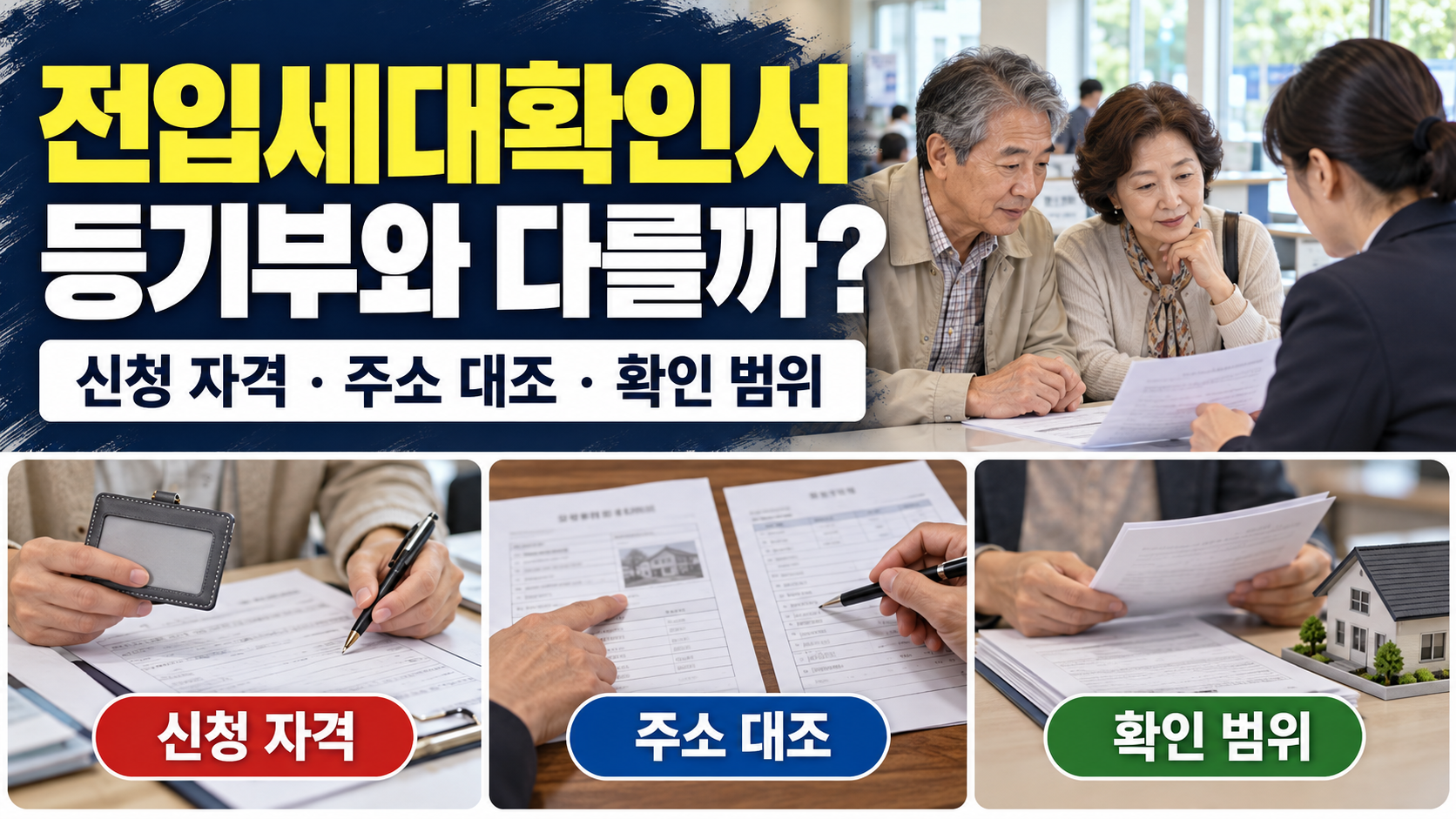 전입세대 서류확인
