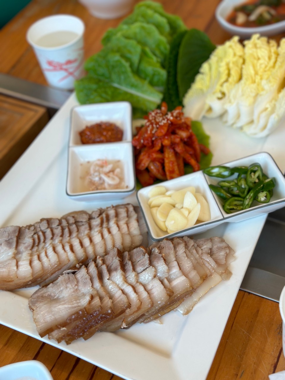 안면도 맛집 대성식관 왕만두와 수육