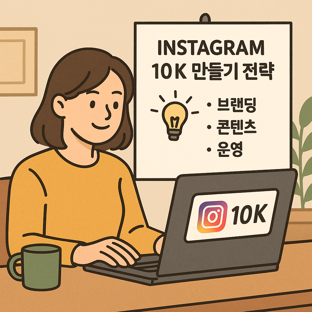 인스타그램 10K 만들기 전략 공개! 브랜딩과 콘텐츠 운영 포인트 정리