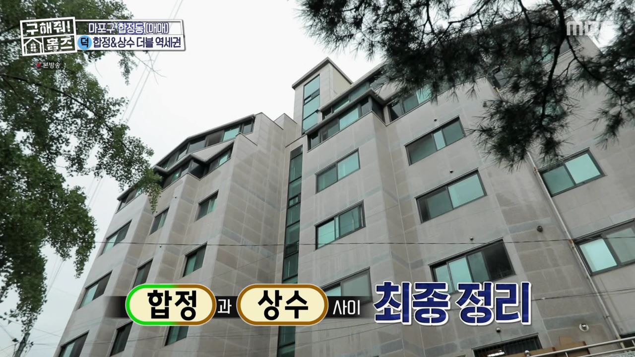 구해줘홈즈 마포구 합정동 합정과 상수 사이 하우스 매물 가격 및 구조 인테리어 리모델링 최종선택 소개