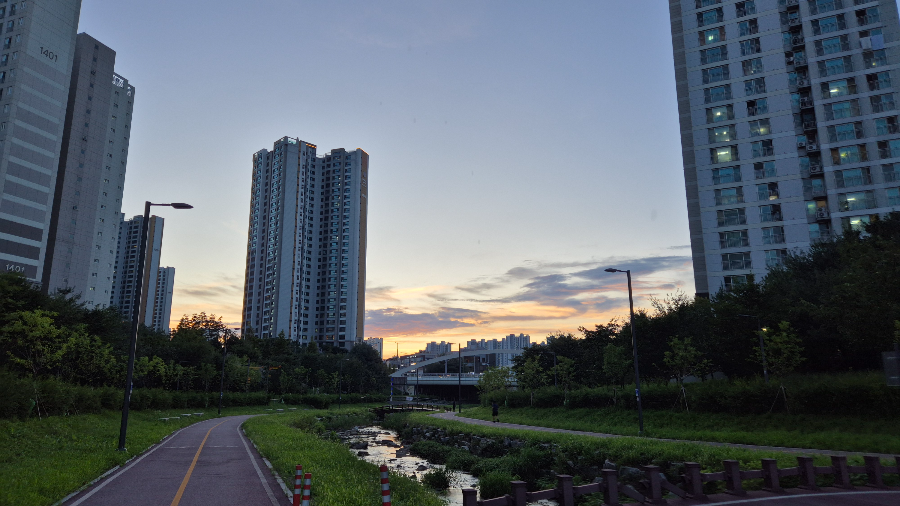 양주 옥정동 호수공원