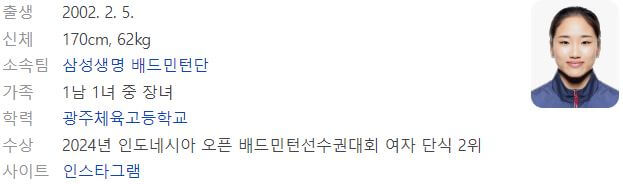 파리올림픽 배드민턴 국가대표 선수단 안세영 경기 일정, 중계