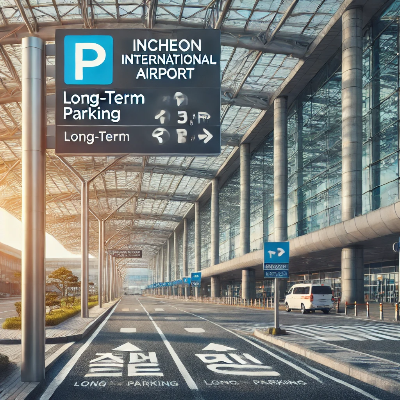인천공항 주차장 입구 이미지