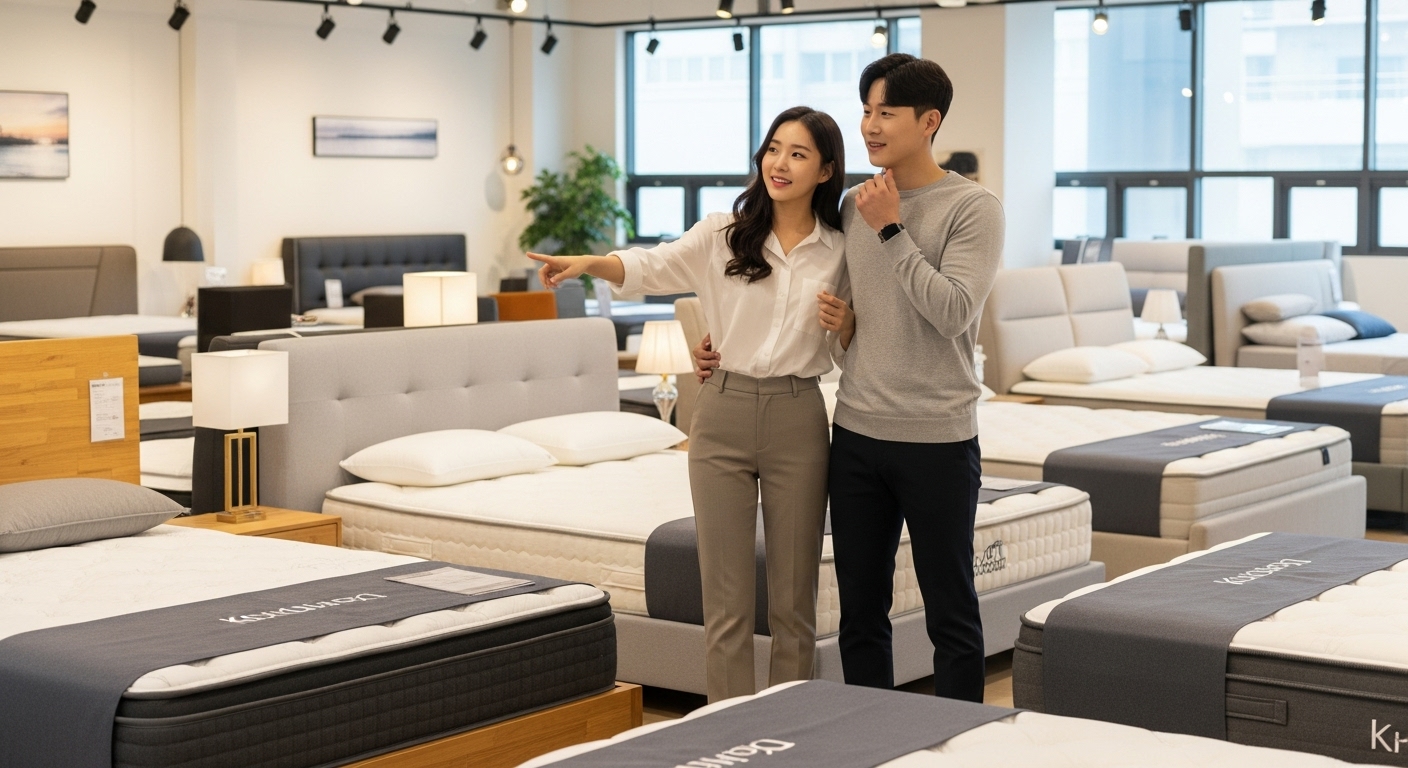 푹신한 슈퍼싱글 매트리스