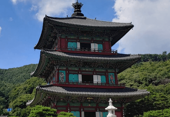 진천 이팝나무길 한반도지형 보탑사