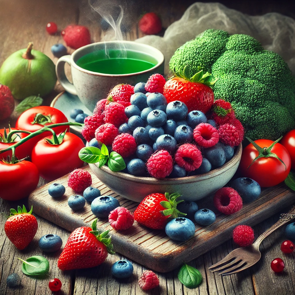 항산화 성분이 가득한 음식 이미지