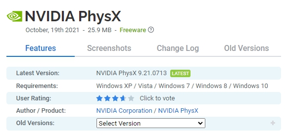 NVIDIA-PhysX