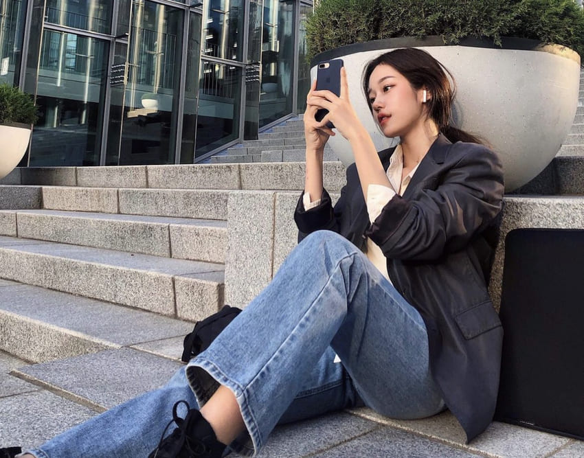 노윤서 사복 패션