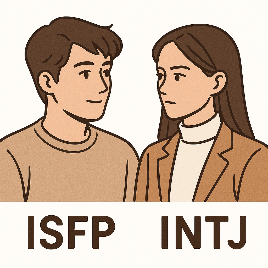ISFP 남자와 INTJ 여자의 연애, 왜 끌리지만 오래가지 못할까?