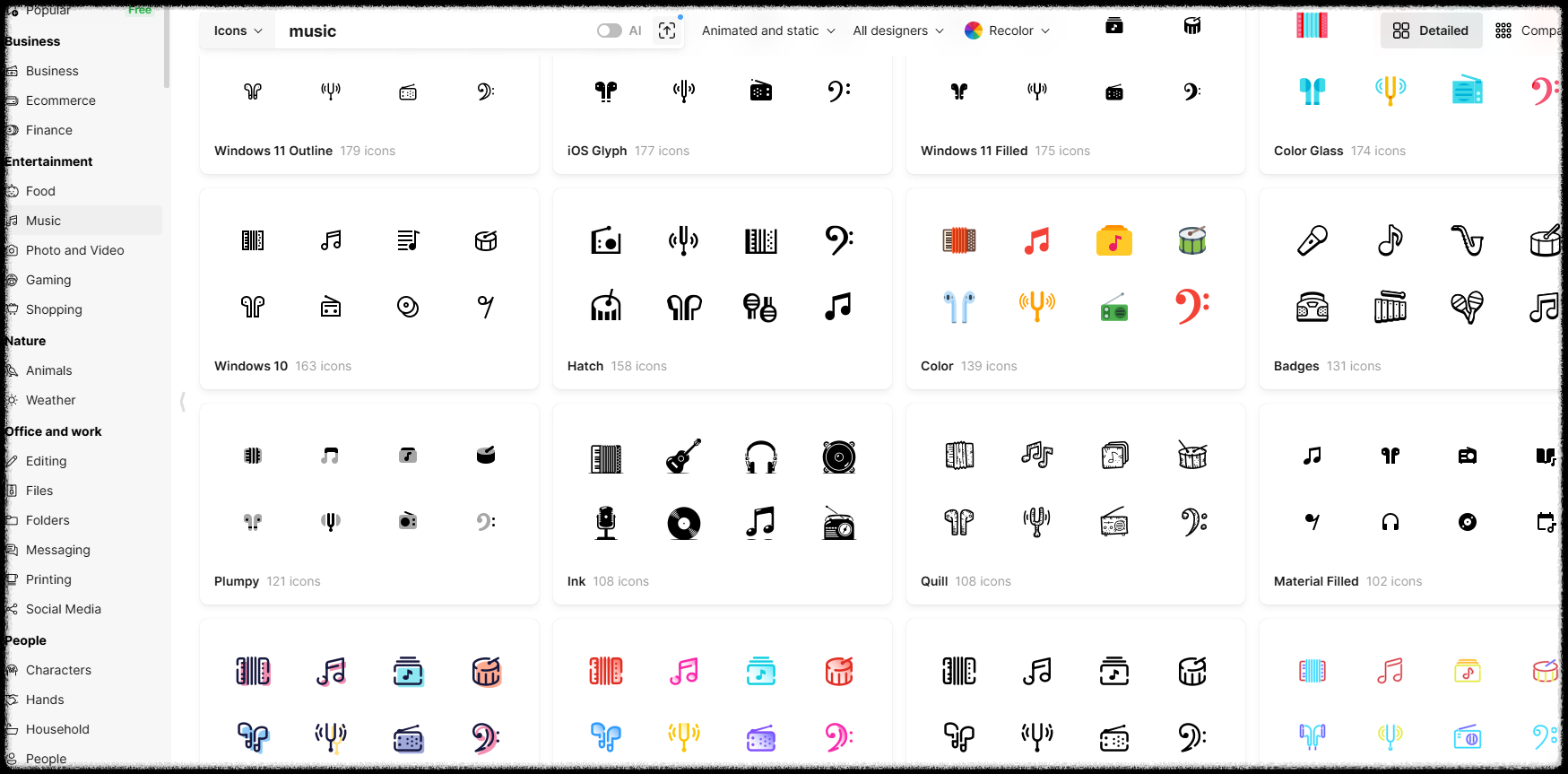 디자인 활용 필수! 무료 아이콘 사이트 TOP 5 비교와 활용법 PPT 발표자료 제작 초보 쉽게 활용 무료 사용 추천