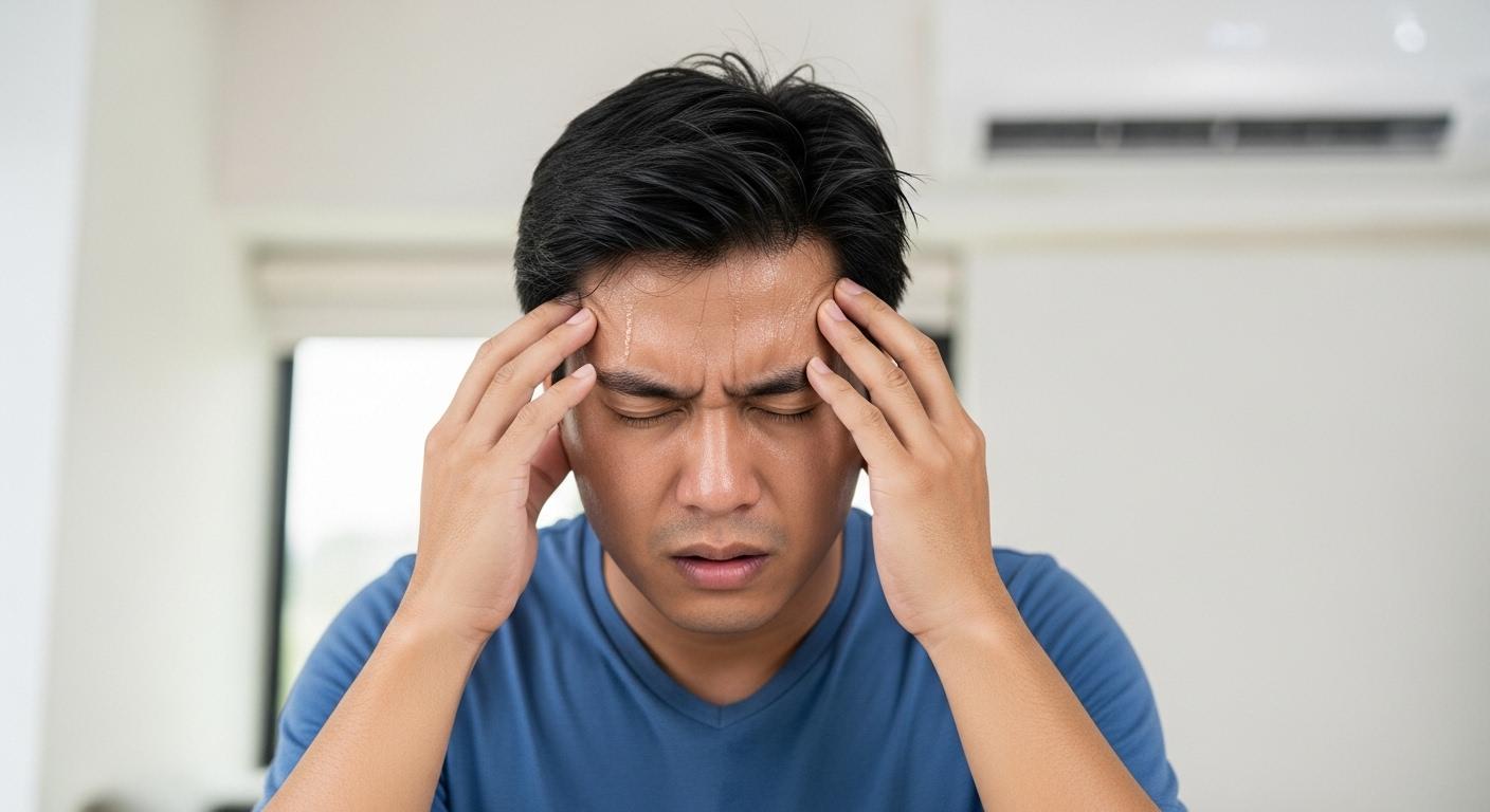 냉방병 두통 설사