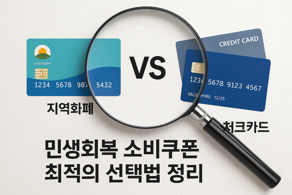 지역화폐 vs 신용·체크카드