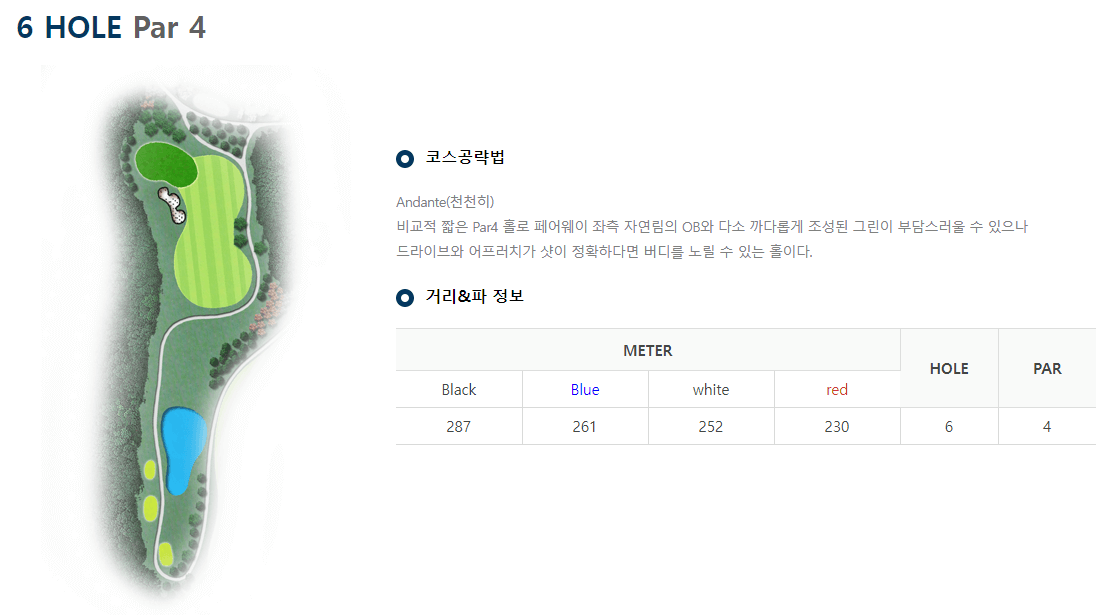 스프링베일 골프클럽 6홀