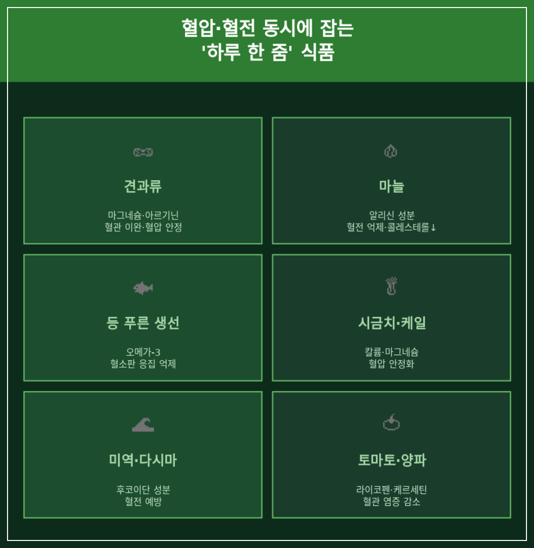 혈전 예방 식품