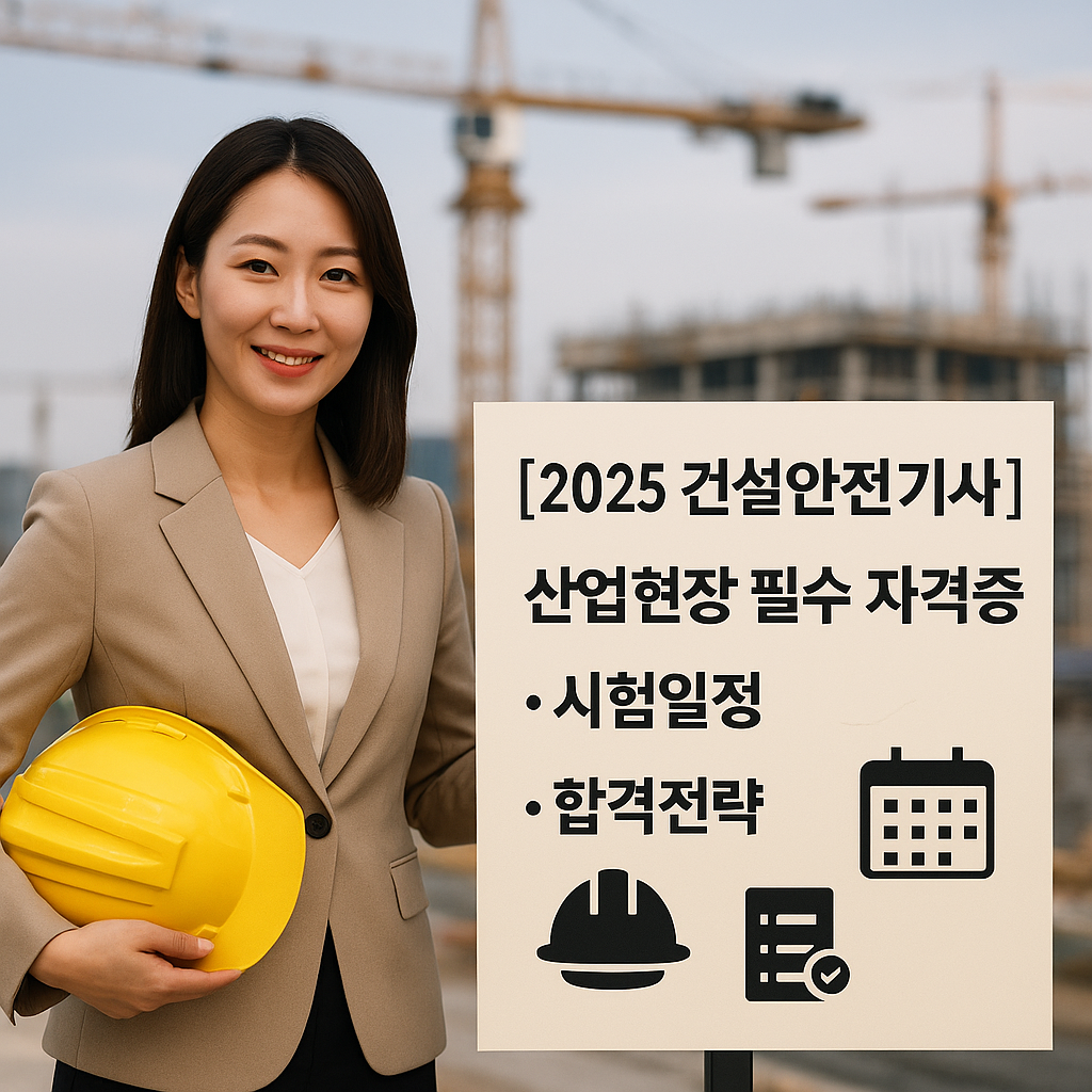 건설안전기사 2025 | 산업현장 필수 자격증·시험일정·합격전략