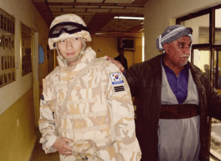 손석구-이라크-자이툰-부대-파병-시절-과거-모습