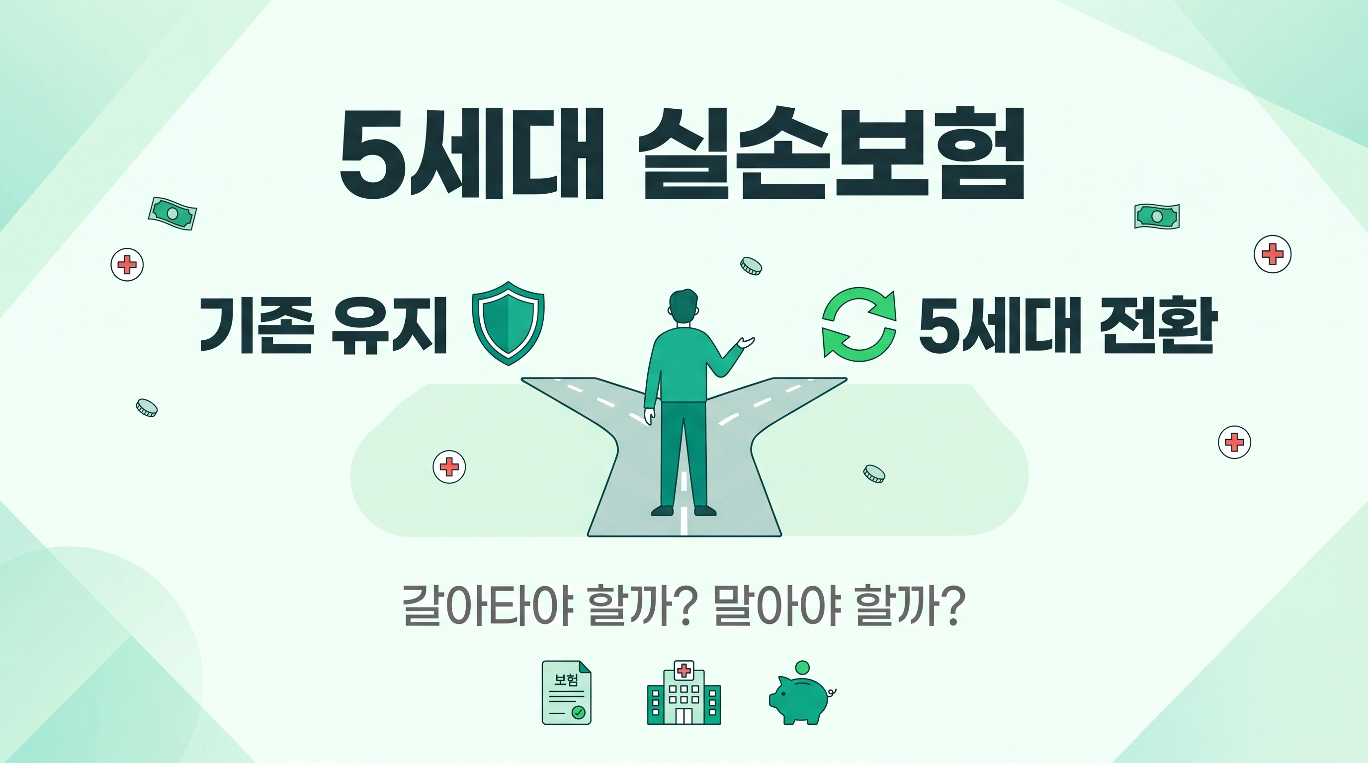 5세대 실손보험 갈아타야 할까 말아야 할까 세대별 비교 2026