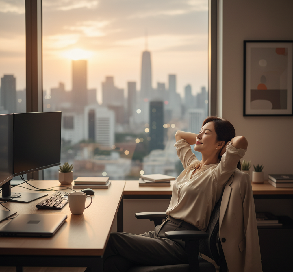 긴장 풀기&amp;#44; 퇴근루틴