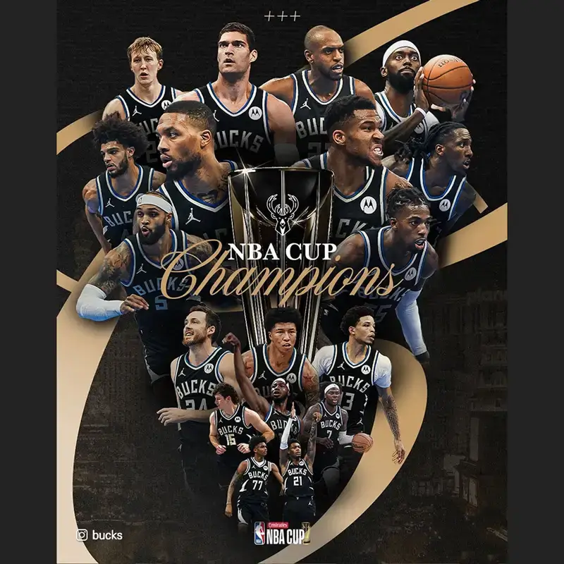 NBA컵 결승전 밀워키 오클라호마시티