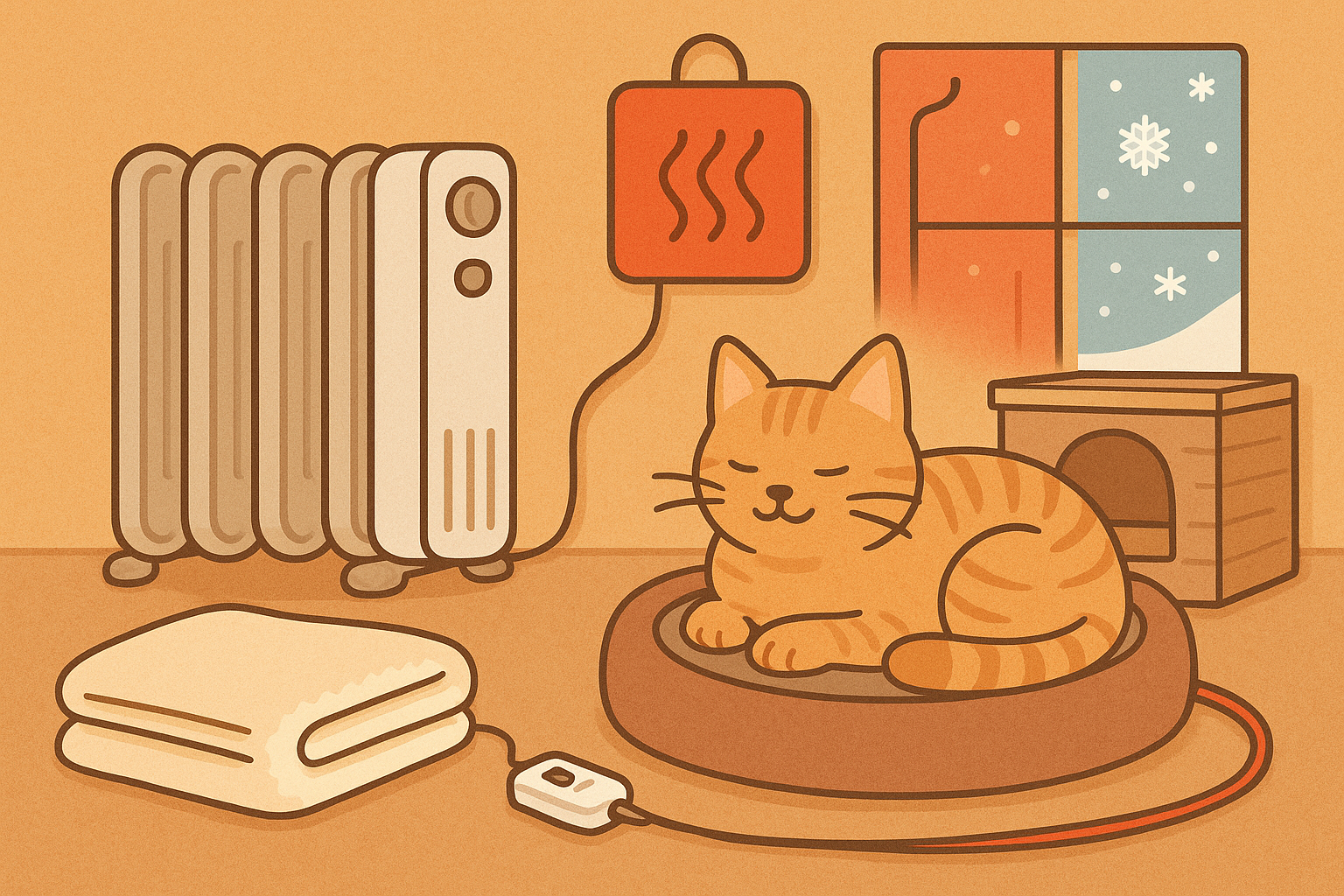 겨울철 고양이 난방