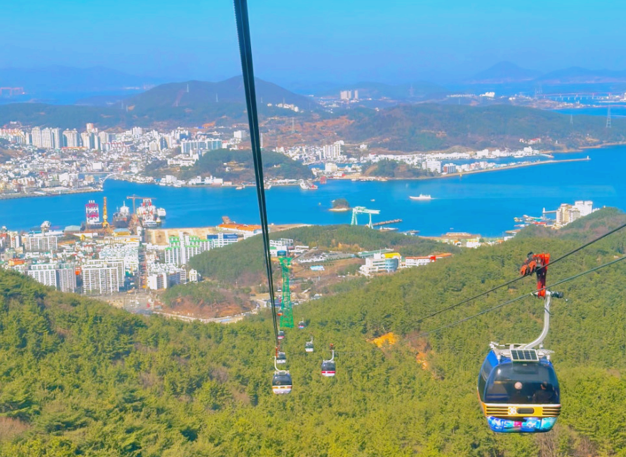 통영케이블카 풍경