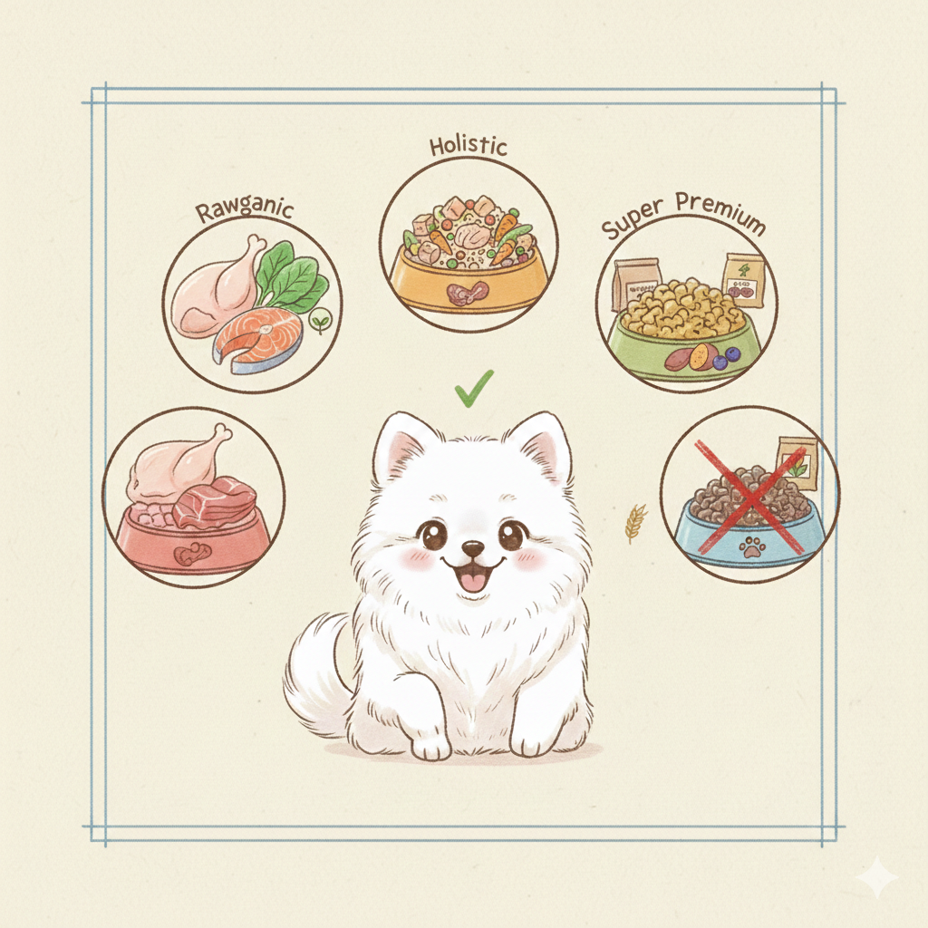 강아지 사료 등급 성분표 확인 방법