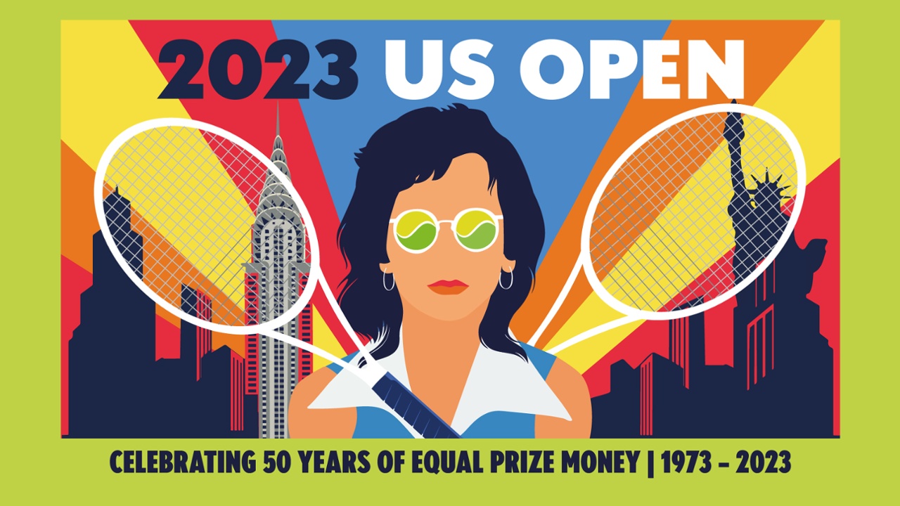 2023 US open 포스터