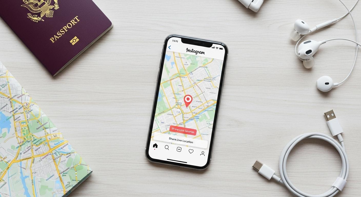 인스타 실시간 위치 공유
