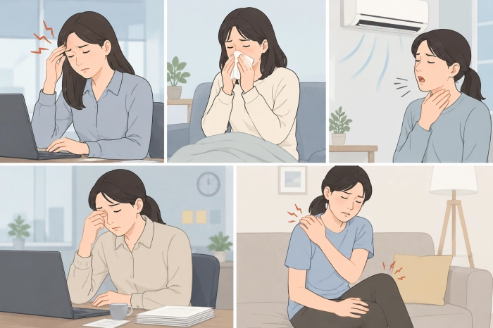 냉방병 증상