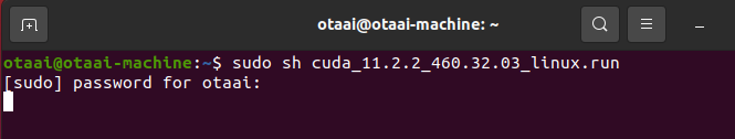 우분투 cuda