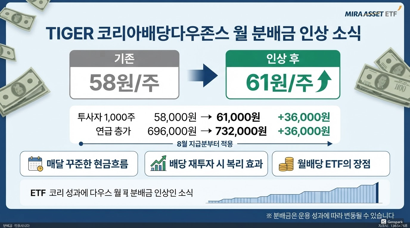 분배금 인상 소식 요약