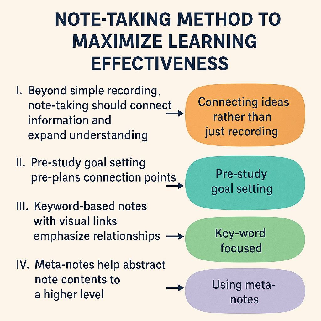 학습 효과를 극대화하는 연결형 필기법