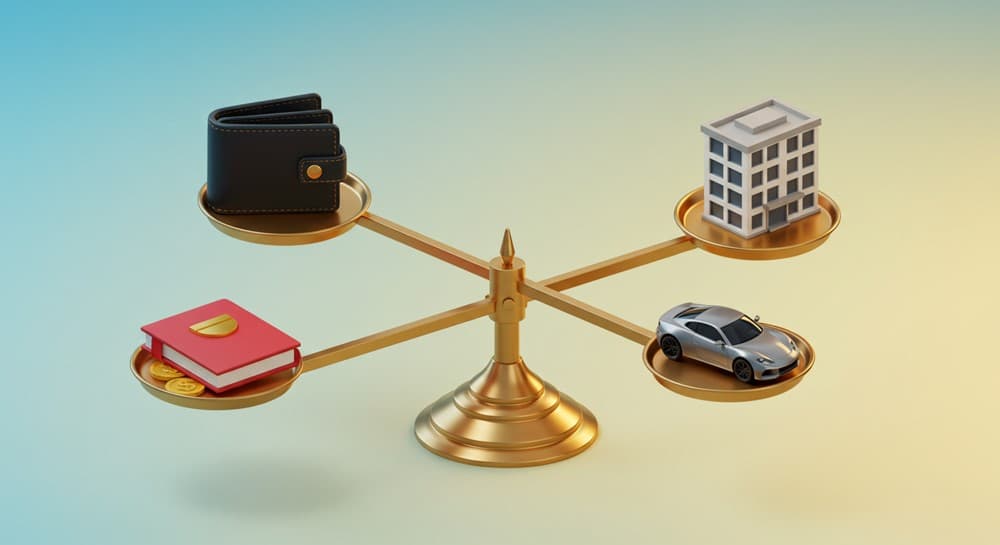 재산의 소득환산 개념 일러스트