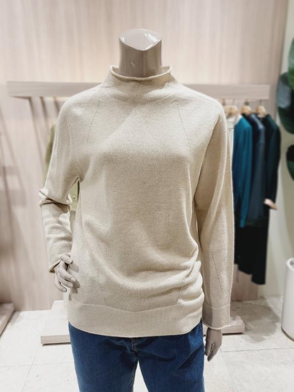 아이잗바바 스토어 홀가먼트울기본 반폴라니트 BMAE1PO07