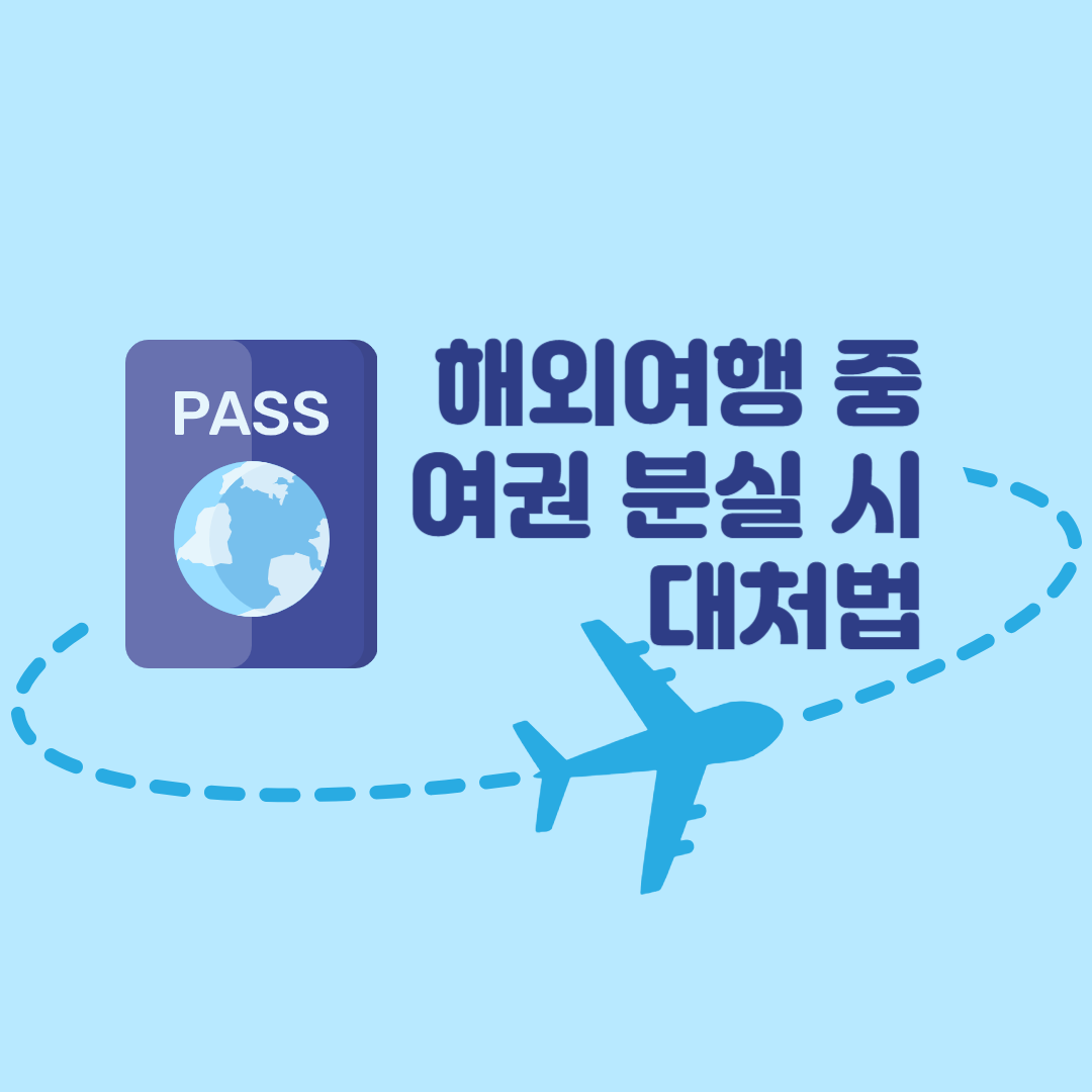 해외여행 중 여권 분실 시 대처법