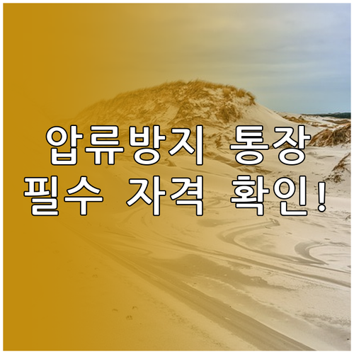 압류 방지 우리 행복지킴이 통장 신청..