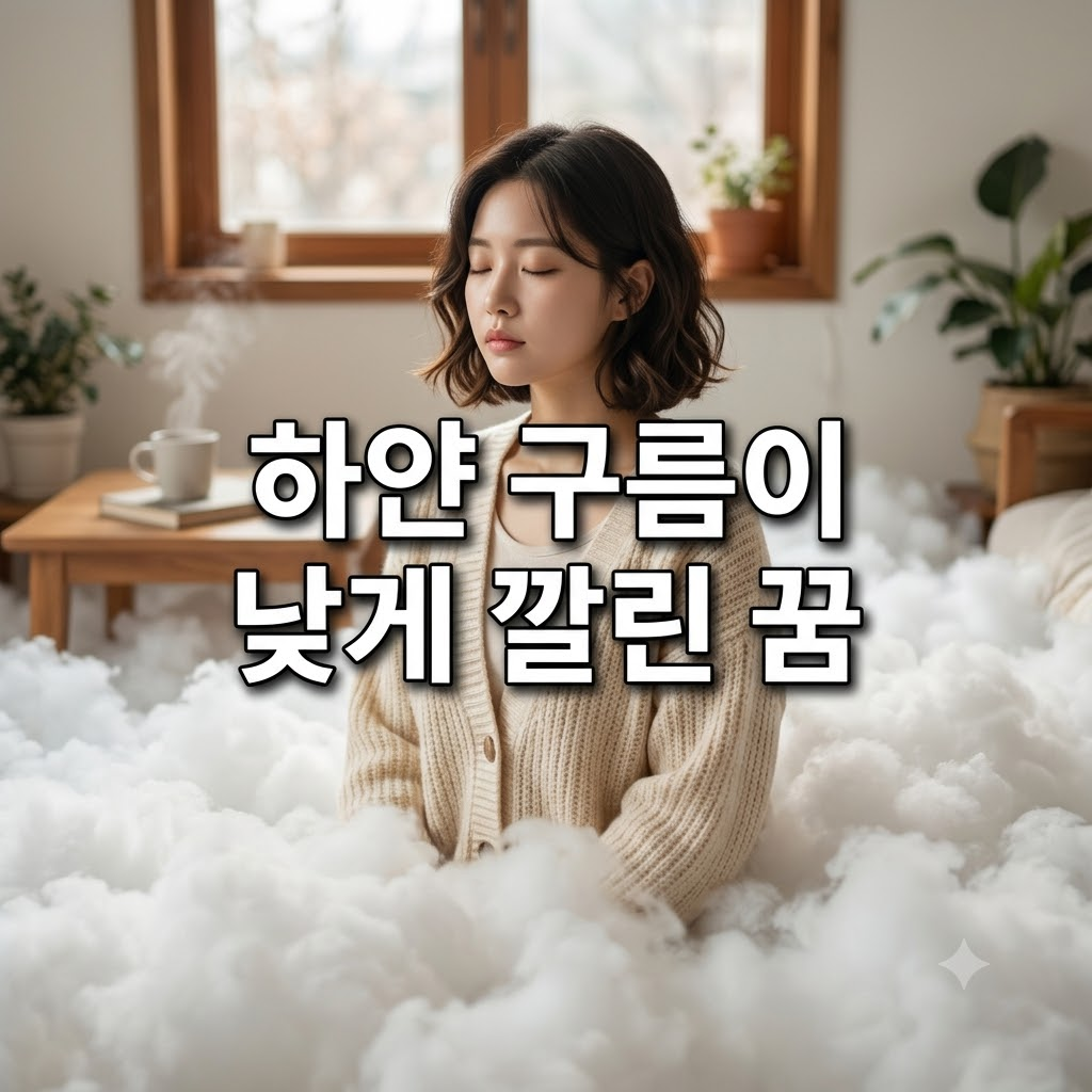 하얀 구름이 낮게 깔린 꿈