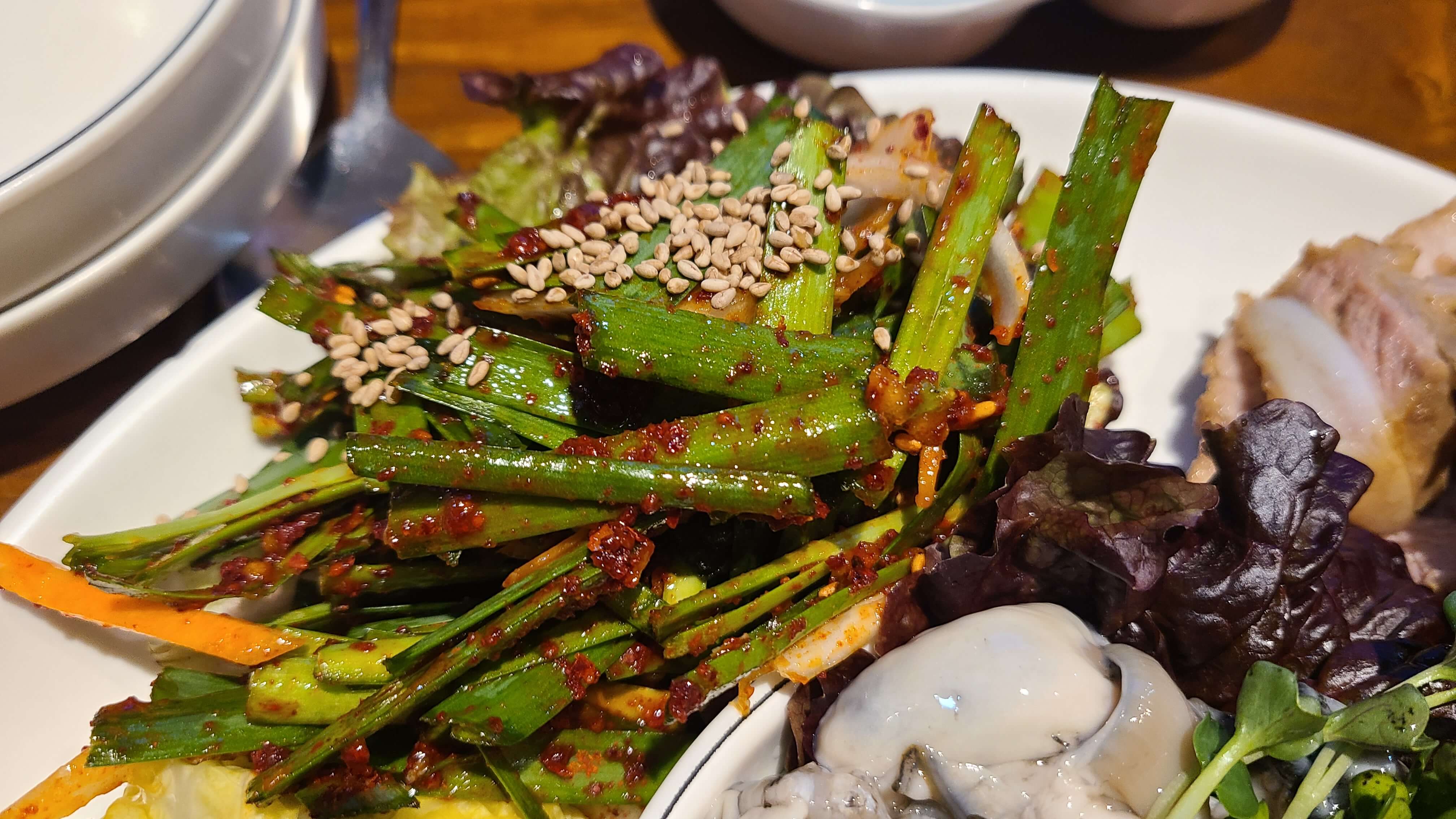 황금족발-부추무침