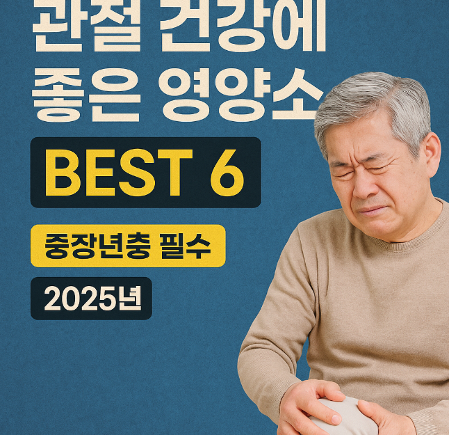 관절 건강에 좋은 영양소 추천 관련 사진