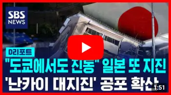 난카이 대지진 공포 확산