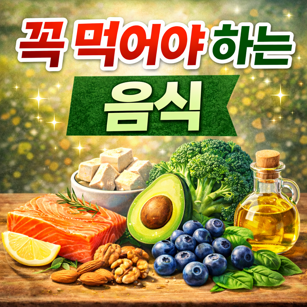 꼭 먹어야 하는 음식 (건강을 바꾸는 필수 식단)
