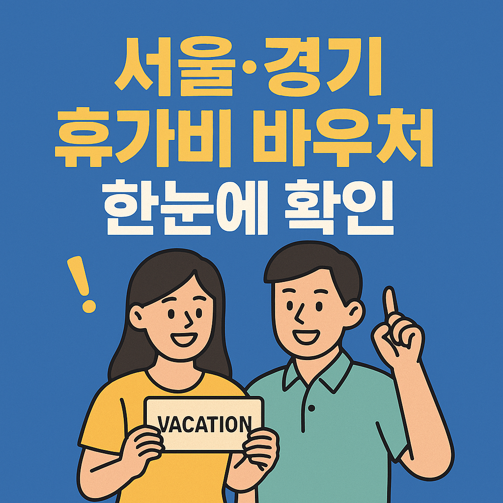 최대 50만원까지 신청 가능한 여름 복지 바우처 광고용 이미지