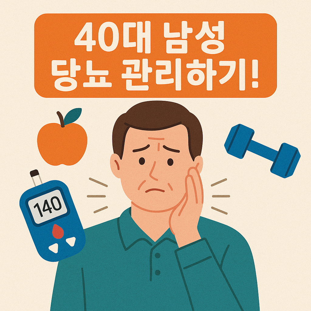 40대 남성 당뇨 관리