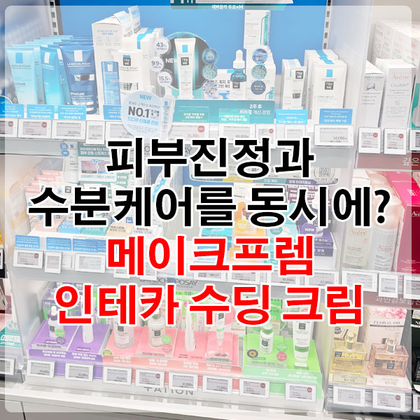 피부진정과 수분케어를 동시에? 메이크프렘 인테카 수딩 크림80ml