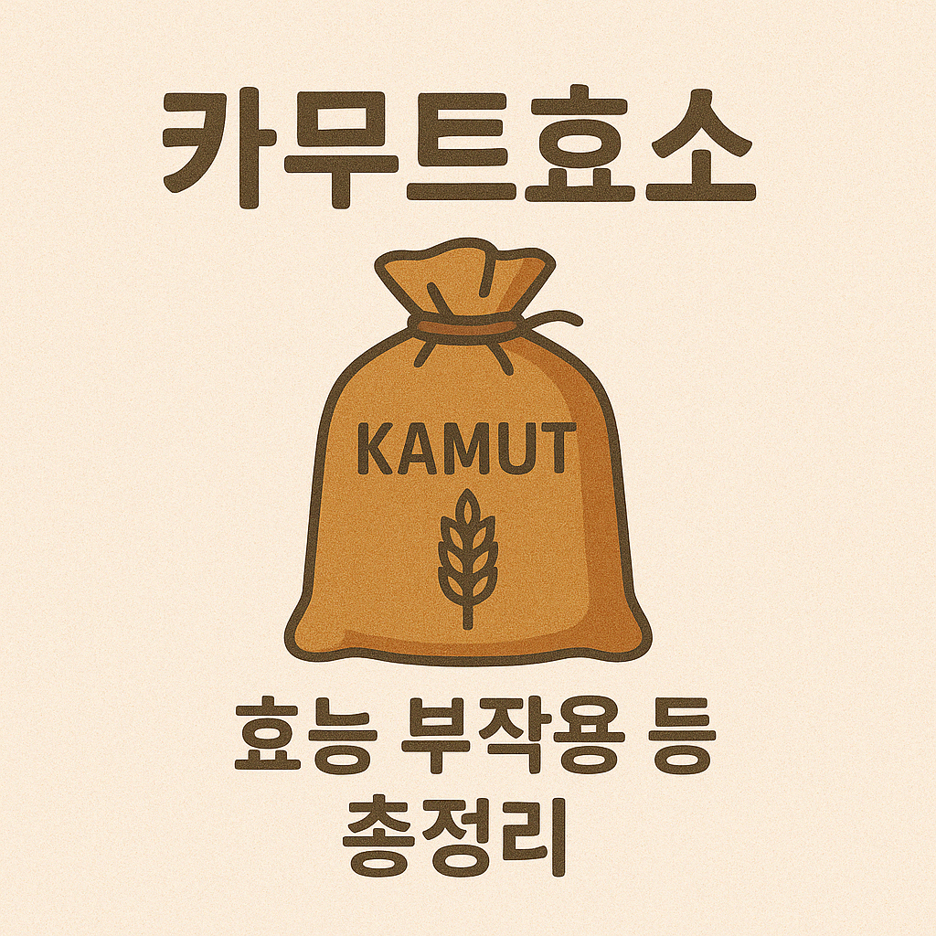 카무트효소 효능 부작용 등 총정리