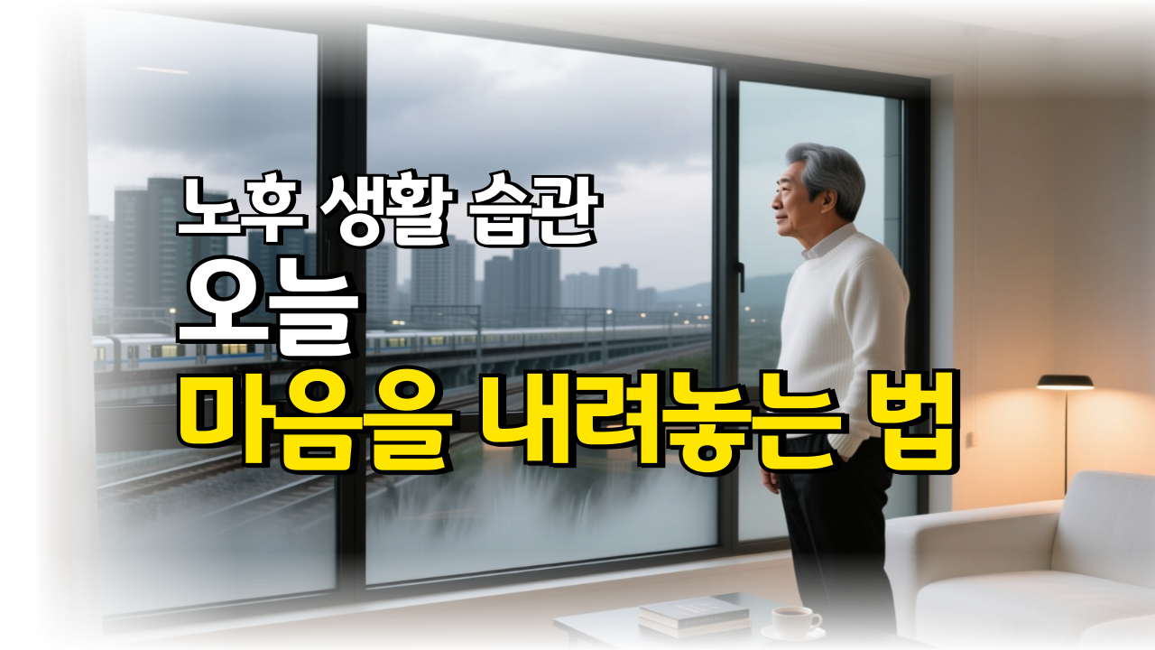 고령자-정서-안정을-연습하는-노년-남성